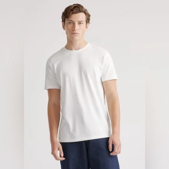 NWT Quince Cotton Modal Crew Neck Tee - Picture 1 of 11